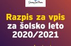 Razpis za vpis v GŠ Brežice